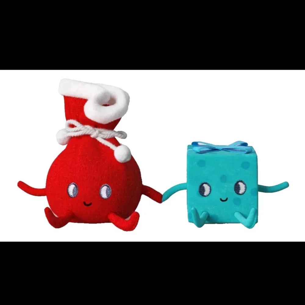 New 2024 Wondershop Felt Duo Bag & Gift Box Better Together Christmas Figurine - Picture 1 of 3